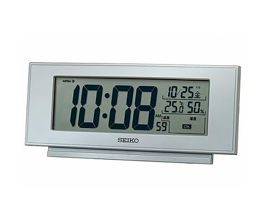 アズワン 77x174x 38mm [電波]目ざまし時計 EA798CS-5A 1個(ご注文単位1個)【直送品】