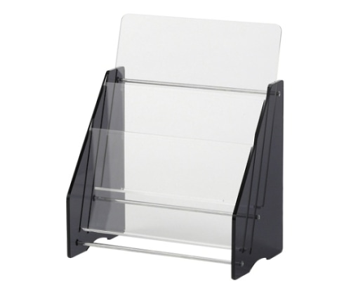 クラウン パンフレット台 アクリル製 CR-PF12-T 1個(ご注文単位1個)【直送品】