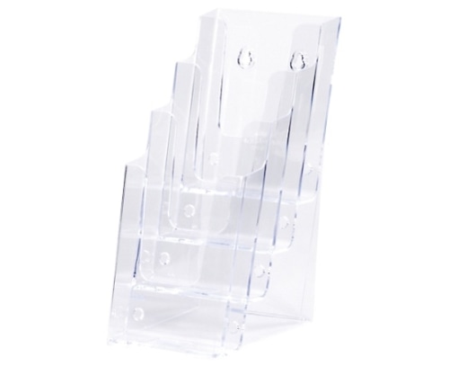 セキセイ カタログスタンド A4判3つ折4段 CSD-2777-90 1個(ご注文単位1個)【直送品】