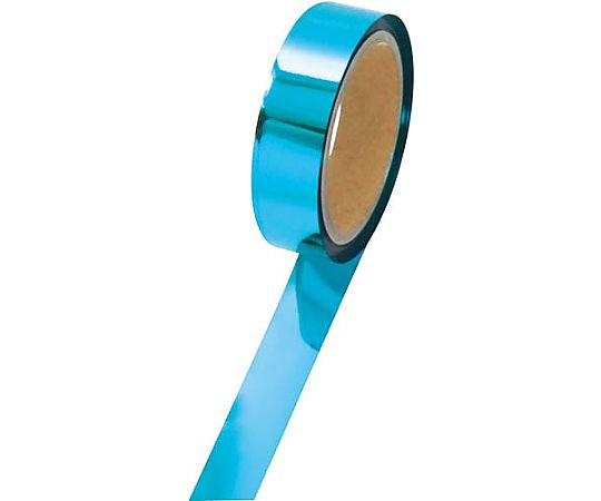 ササガワ メッキテープ 青 幅25mm長さ50m 40-4485 1巻（ご注文単位1巻）【直送品】