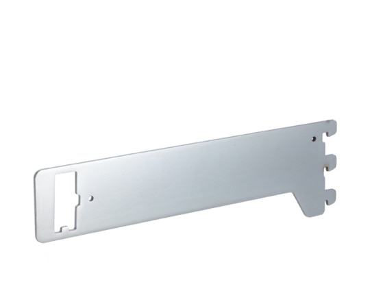 ストア・エキスプレス 角バー(14×32mm角)用ブラケット クローム 貫通式ブラケット 左右兼用 D20cm 61-751-64-5 1本（ご注文単位1本）【直送品】