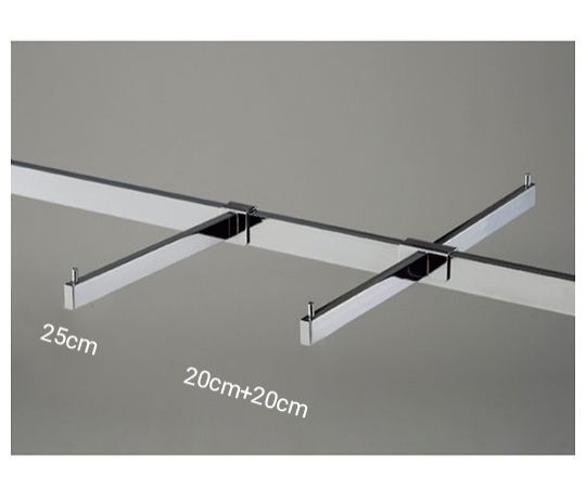 ストア・エキスプレス フェイスアウトハンガー 角タイプ シングル 25cm 61-423-65-1 1本（ご注文単位1本）【直送品】