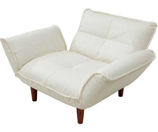 セルタン 和楽の極 一人掛けソファ PVCホワイト 一人掛け A282p-598WH 1個（ご注文単位1個）【直送品】