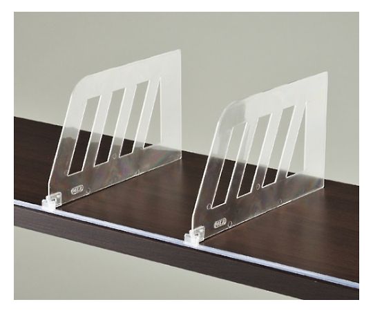 ストア・エキスプレス 木棚/ガラス棚兼用スライドレール W90cm用 仕切りH15cm 1セット(10枚入) 61-38-7-4 1セット（ご注文単位1セット）【直送品】