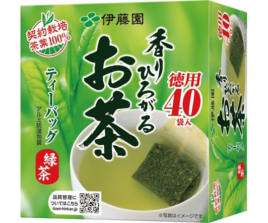 伊藤園 香りひろがるお茶緑茶ティーバッグ40袋 12105 1箱※軽（ご注文単位1箱）【直送品】
