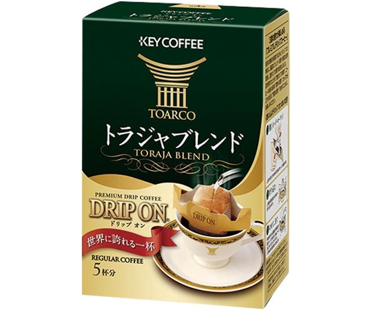 キーコーヒー ドリップオントラジャブレンド 5杯 1箱(5袋入) 306907 1箱※軽（ご注文単位1箱）【直送品】