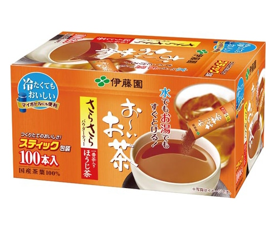 伊藤園 おーいお茶 さらさらほうじ茶スティック 100本 12306 1箱※軽（ご注文単位1箱）【直送品】