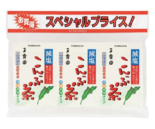 玉露園食品工業 減塩こんぶ茶梅こんぶ茶 アソート 2g・45袋 921558 1パック※軽（ご注文単位1パック）【直送品】