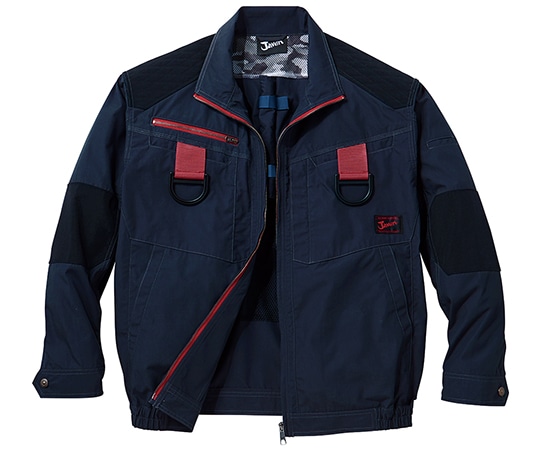 自重堂 空調服長袖ブルゾン ネービー S 54100 1枚(ご注文単位1枚)【直送品】