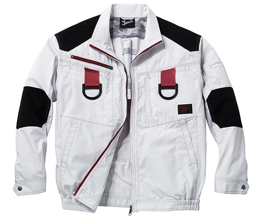 自重堂 空調服長袖ブルゾン シルバー EL 54100 1枚(ご注文単位1枚)【直送品】