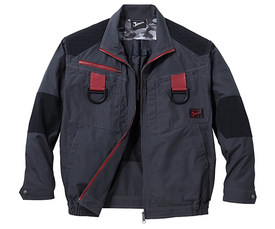 自重堂 空調服長袖ブルゾン シックブラック 4L 54100 1枚(ご注文単位1枚)【直送品】