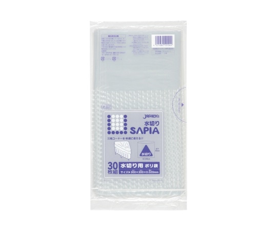 ジャパックス 保存用ポリ袋 水切り LLDPE 透明 0.02mm 1ケース(30枚×30冊入) P-04 1ケース(ご注文単位1ケース)【直送品】