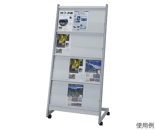 ナカキン パンフレットスタンド アクリルタイプ KPA-A412 1個(ご注文単位1個)【直送品】