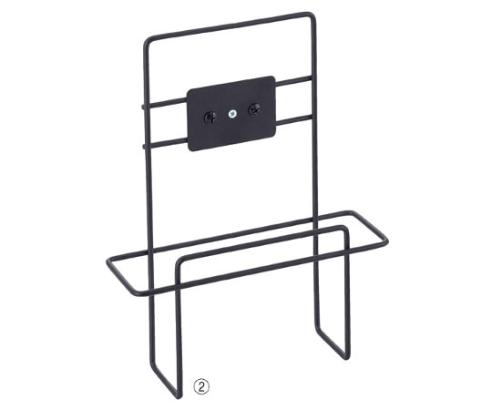 アズワン シンプルパンフレットスタンド BK用追加ホルダー 61-547-4-2 1個(ご注文単位1個)【直送品】