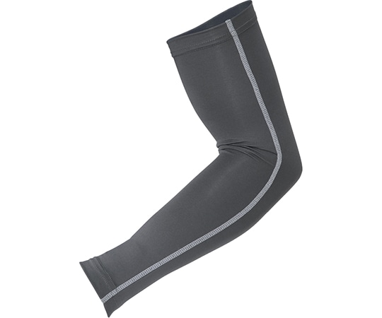 おたふく手袋 BT冷感 パワーストレッチ アームカバー グレー JW-618 1双(ご注文単位1双)【直送品】