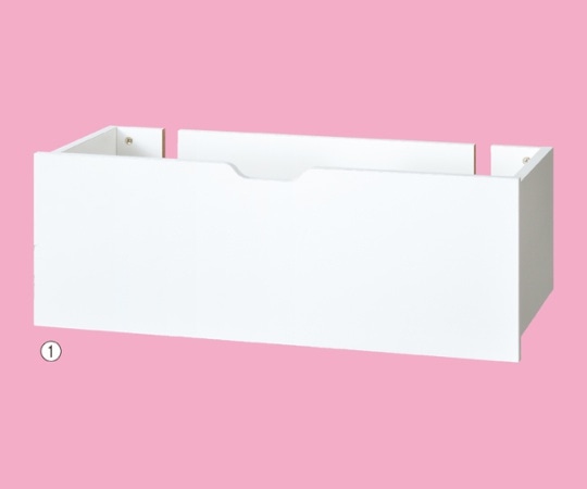 ストア・エキスプレス スクエアフレーム用木製収納トロッコ W90cm用 ラスティック柄 61-56-12-2 1台（ご注文単位1台）【直送品】