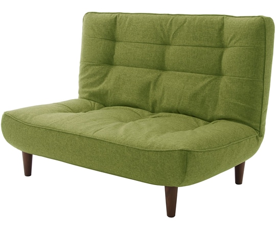 セルタン ハイバックソファ LULU-2p タスクグリーン 二人掛け A40p-583GRN 1個(ご注文単位1個)【直送品】