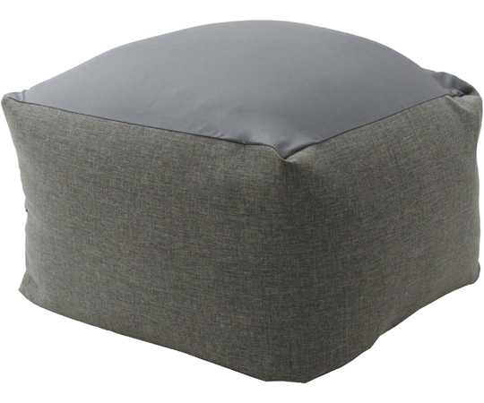 セルタン 人をダメにするソファ QUBE デニム調アッシュグレー L A601a-606GRY/611GRY 1個(ご注文単位1個)【直送品】