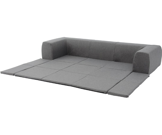 セルタン 背付きフロアマット ジュイール デニム調アッシュグレー M A682a-606GRY 1個（ご注文単位1個）【直送品】