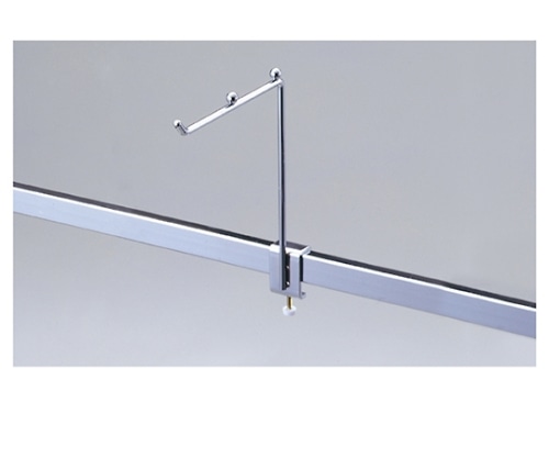 ストア・エキスプレス 角バー用 アップフックハンガー 球付き(φ6mm) L15cm 61-45-6-1 1本（ご注文単位1本）【直送品】