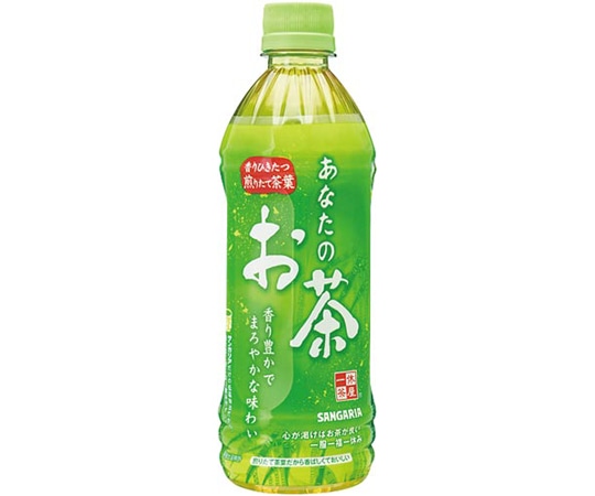日本サンガリアベバレッジカンパニー あなたのお茶 500mL 24本 014399 1ケース※軽（ご注文単位1ケース）【直送品】