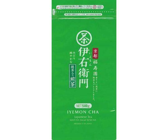 宇治の露製茶 伊右衛門 抹茶入り煎茶 500g 631318 1袋※軽（ご注文単位1袋）【直送品】