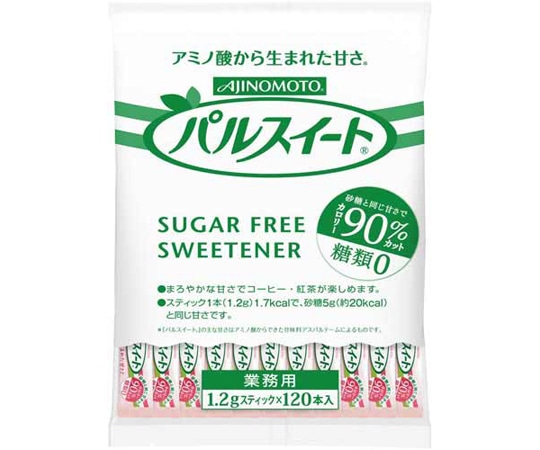 味の素 パルスイートスティックカロリー90%カット120本 139507 1袋※軽（ご注文単位1袋）【直送品】