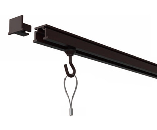 福井金属工芸 C型レールセット2.0m 3355-B 1個（ご注文単位1個）【直送品】