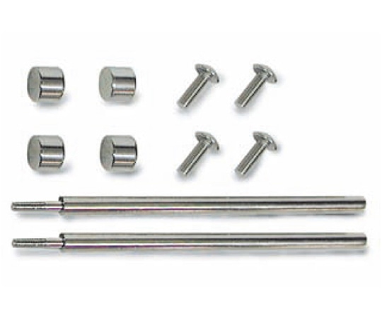 福井金属工芸 アクリル用スタンド金具セット径 8×86mmセット 100セット入 6362 1セット（ご注文単位1セット）【直送品】