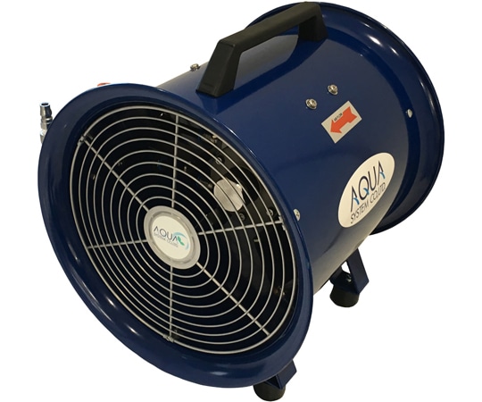 アクアシステム 無給油エアモーター式送風機(軸流型) AFR-08NL 1台(ご注文単位1台)【直送品】
