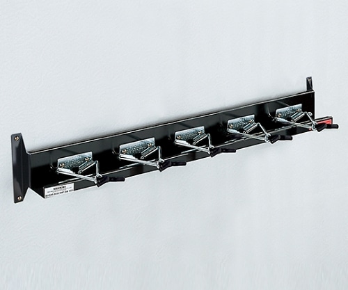 テラモト モップハンガー D型 壁掛式 5本掛 CE-491-205-0 1個(ご注文単位1個)【直送品】