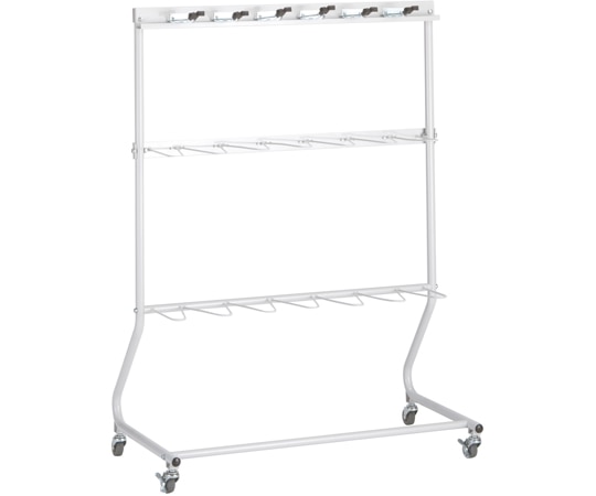 テラモト モップハンガーヘッドホールド(12本掛) CE-491-510-0 1台(ご注文単位1台)【直送品】