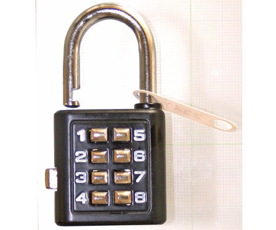 和気産業 プッシュボタンロック 黒 横38×縦62mm TW-910 1個(ご注文単位1個)【直送品】