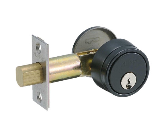 和気産業 玄関錠 V219-BK バックセット60mm WR-160 1セット(ご注文単位1セット)【直送品】