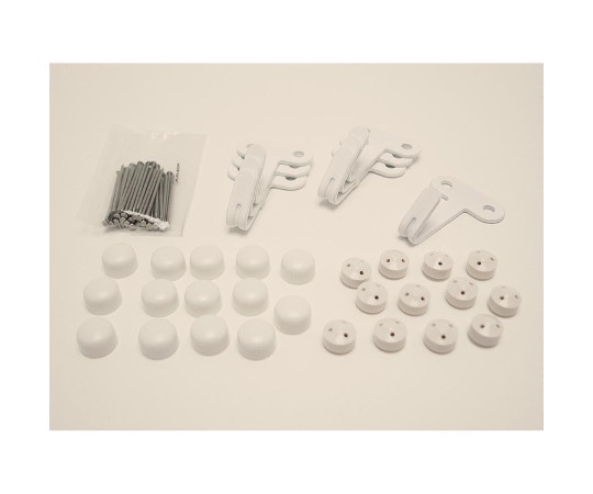 和気産業 WAKI Jフックダブル 徳用 ホワイト 7セット入 WNP-WW 1袋（ご注文単位1袋）【直送品】