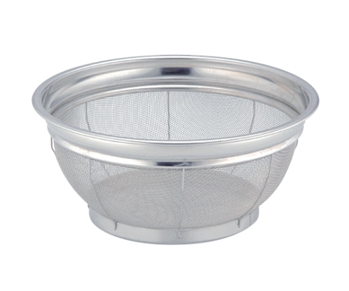 本間冬治工業 F型ザル 22.5cm (ステン丸型万能カゴ) HF-3 1個（ご注文単位1個）【直送品】