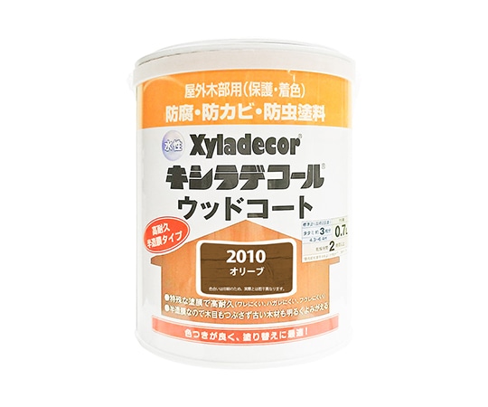 カンペハピオ(KANSAI) 水性キシラデコール ウッドコート オリーブ 0.7L 97670290000 1個(ご注文単位1個)【直送品】
