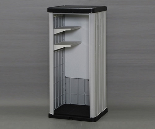 アイリスオーヤマ ホームロッカー ブラック/グレー HL-1300V 1個(ご注文単位1個)【直送品】