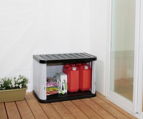 アイリスオーヤマ ミニロッカー ブラック/グレー ML-600V 1個(ご注文単位1個)【直送品】