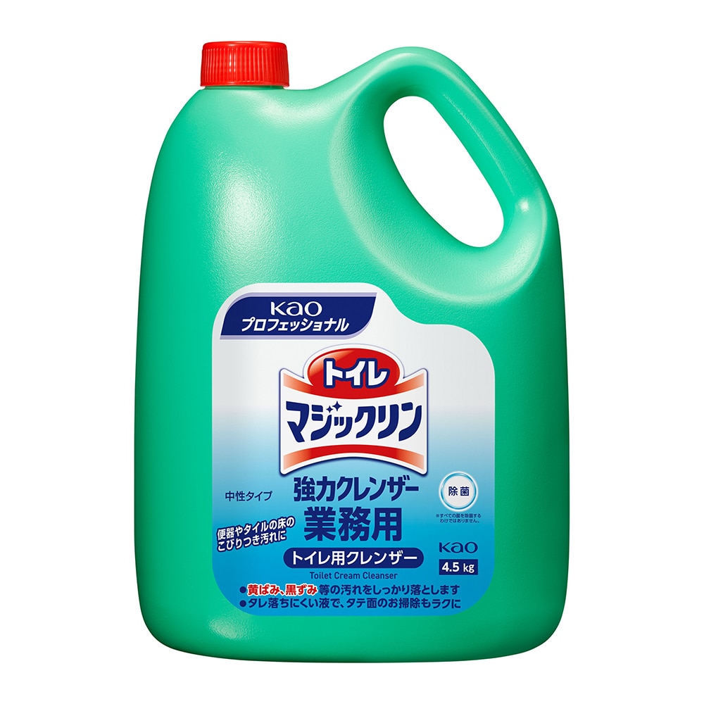 花王 トイレマジックリン 強力クレンザー 業務用 4.5kg トイレ用クレンザー 1ケース(4本入)  1ケース(ご注文単位1ケース)【直送品】