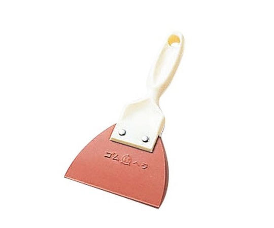 田中糧機製作所 PC柄ゴムヘラ赤 小  1個（ご注文単位1個）【直送品】