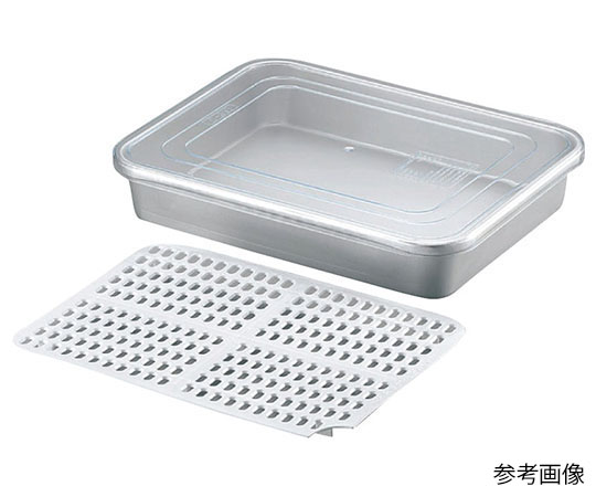 アカオアルミ アルマイト冷凍ケース(スノコ付) CP-280 1個（ご注文単位1個）【直送品】