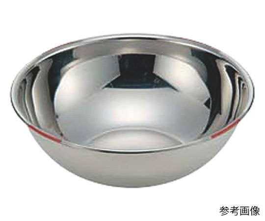 カンダ 18-8色分ボール 赤 39cm(13.2L)  1個（ご注文単位1個）【直送品】