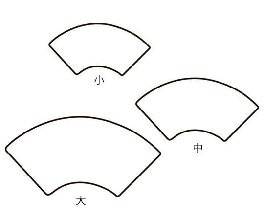 アズワン 生抜 扇 中 #2  1個（ご注文単位1個）【直送品】
