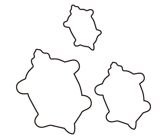 アズワン 生抜 3PC 亀  1個（ご注文単位1個）【直送品】