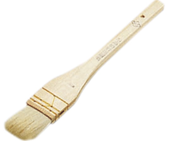 エムテートリマツ 木柄 本職料理刷毛(白毛) 3段締め 36mm  1個（ご注文単位1個）【直送品】