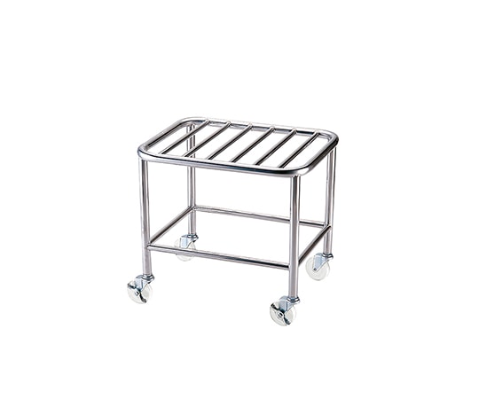 エムテートリマツ 18-8角型ざる置台 H460mm  1個（ご注文単位1個）【直送品】