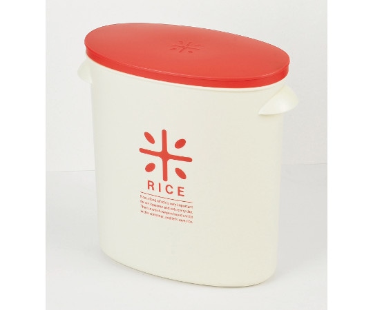 パール金属 RICE お米袋のままストック5kg用 レッド HB-2167 1個（ご注文単位1個）【直送品】
