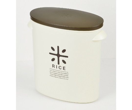 パール金属 RICE お米袋のままストック5kg用 ブラウン HB-2168 1個（ご注文単位1個）【直送品】