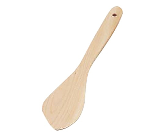 カンダ 桧・調理ヘラ 半丸  1個（ご注文単位1個）【直送品】